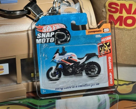 The Pocket Garage: 1:64 Scale Blister Pack Key Tag Keychain for BMW M1000XR