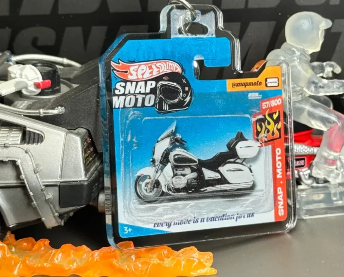 The Pocket Garage: 1:64 Scale Blister Pack Key Tag Keychain for BMW R18