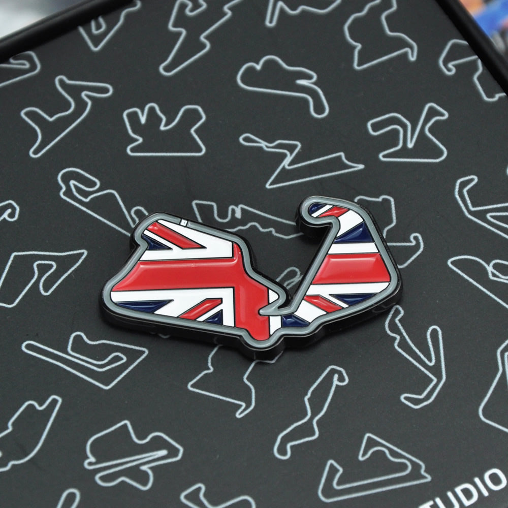 Silverstone Circuit Race Track Lapel Pin Badge