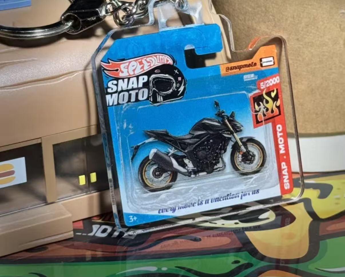 The Pocket Garage: 1:64 Scale Blister Pack Key Tag Keychain for Honda CB1000SP