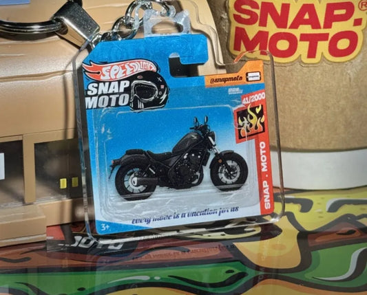 The Pocket Garage: 1:64 Scale Blister Pack Key Tag Keychain for Honda CM500