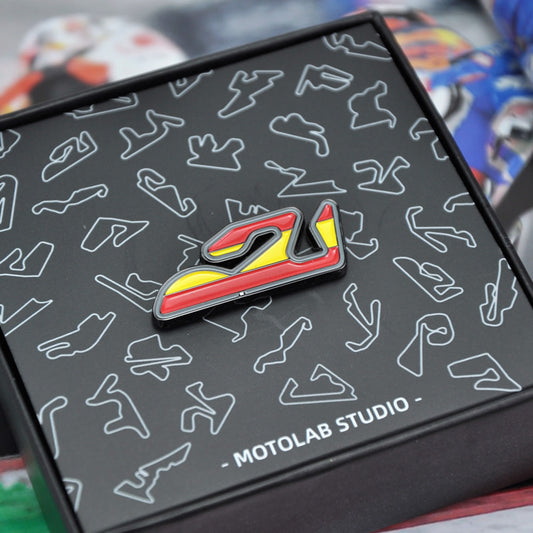 Valencia Circuit Ricardo Tormo Motogp Race Track Lapel Pins Badge