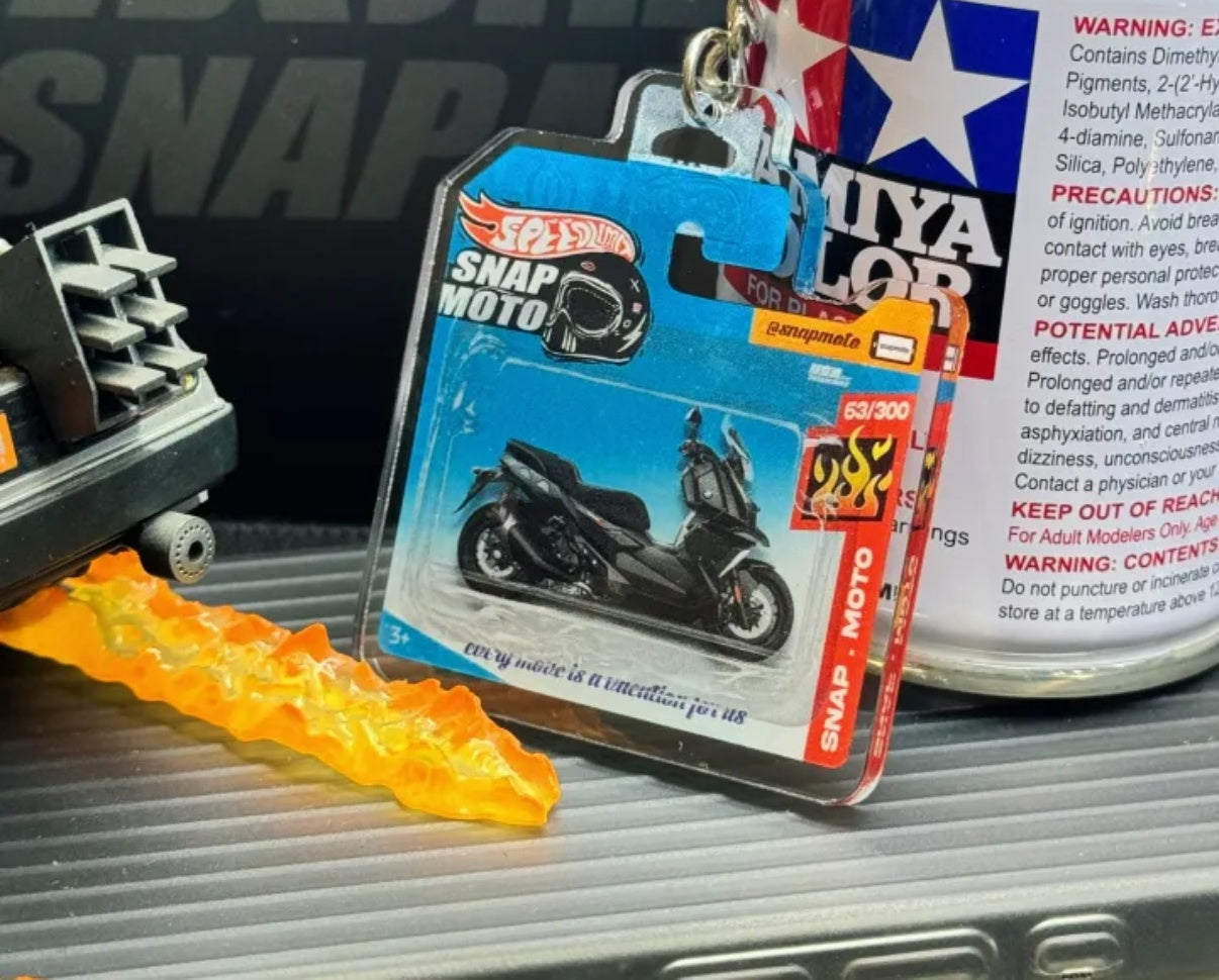 The Pocket Garage: 1:64 Scale Blister Pack Key Tag Keychain for BMW C400X