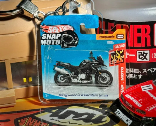 The Pocket Garage: 1:64 Scale Blister Pack Key Tag Keychain for BMW F750