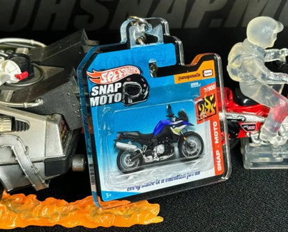 The Pocket Garage: 1:64 Scale Blister Pack Key Tag Keychain for BMW F750