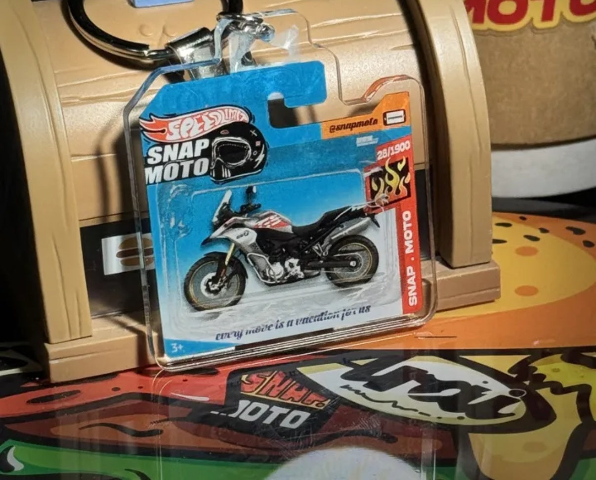 The Pocket Garage: 1:64 Scale Blister Pack Key Tag Keychain for BMW F850