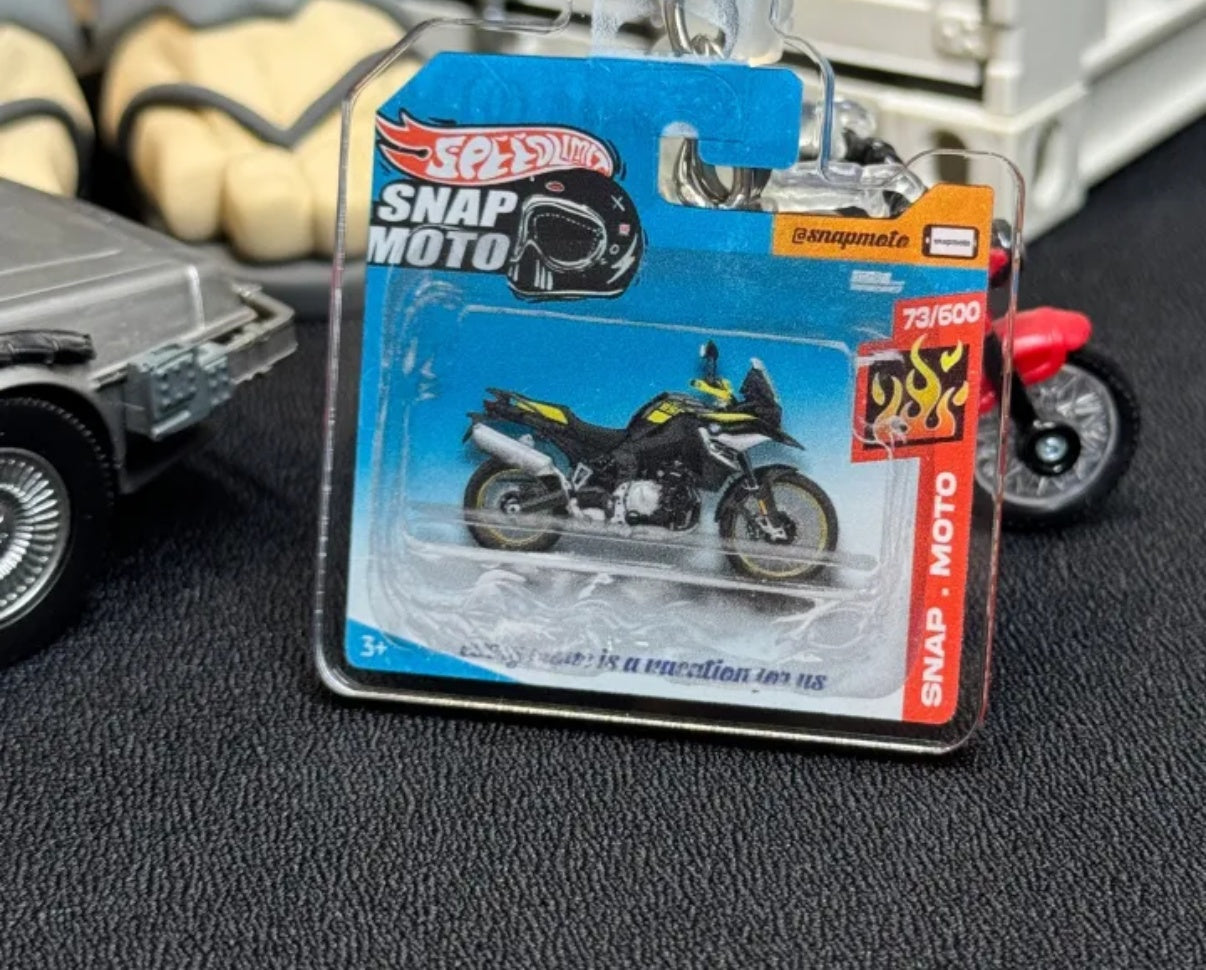 The Pocket Garage: 1:64 Scale Blister Pack Key Tag Keychain for BMW F850