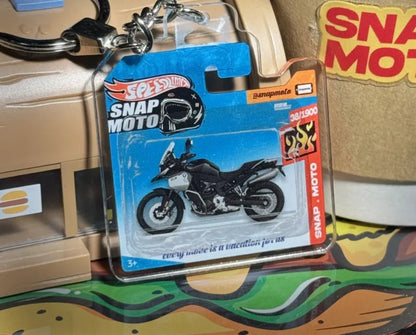 The Pocket Garage: 1:64 Scale Blister Pack Key Tag Keychain for BMW F900