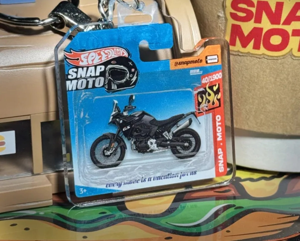 The Pocket Garage: 1:64 Scale Blister Pack Key Tag Keychain for BMW F900