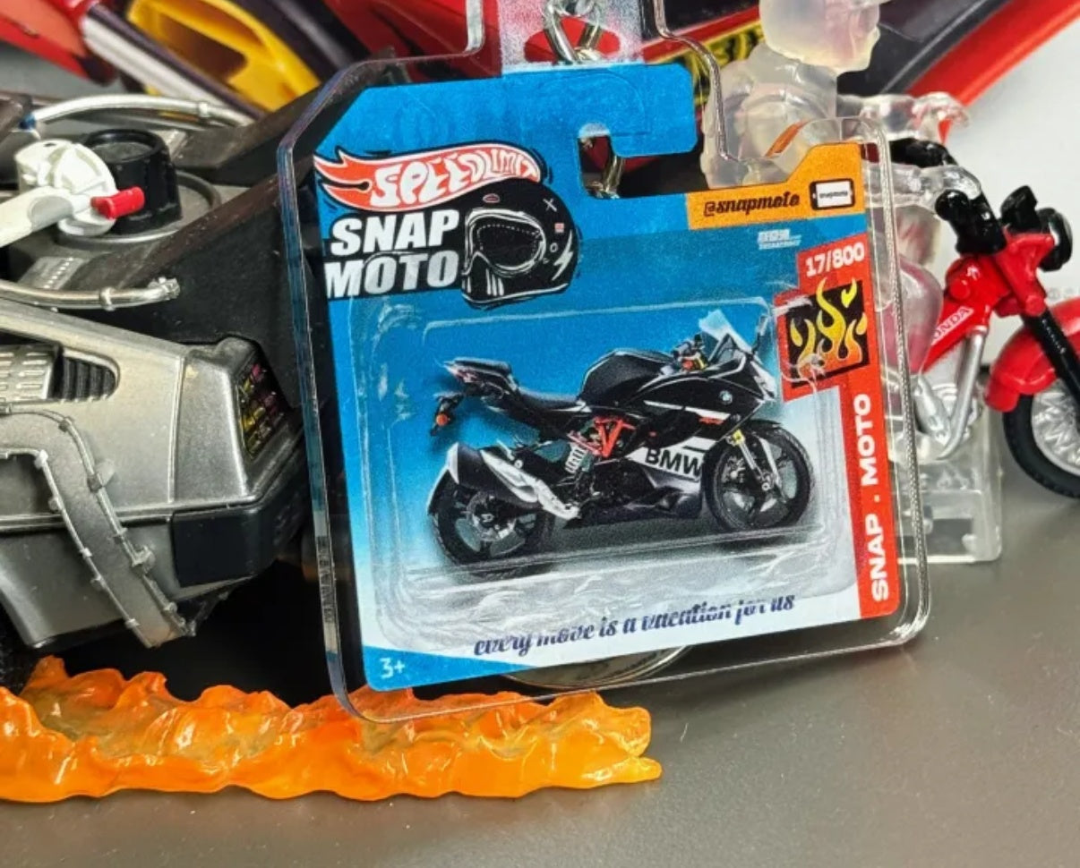 The Pocket Garage: 1:64 Scale Blister Pack Key Tag Keychain for BMW G310RR