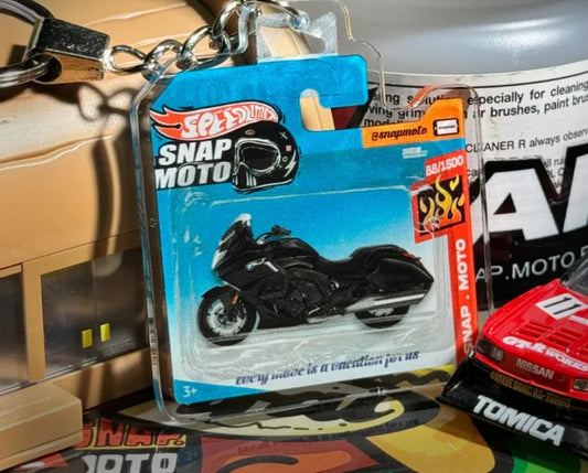 The Pocket Garage: 1:64 Scale Blister Pack Key Tag Keychain for BMW K1600