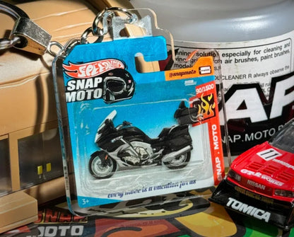 The Pocket Garage: 1:64 Scale Blister Pack Key Tag Keychain for BMW K1600