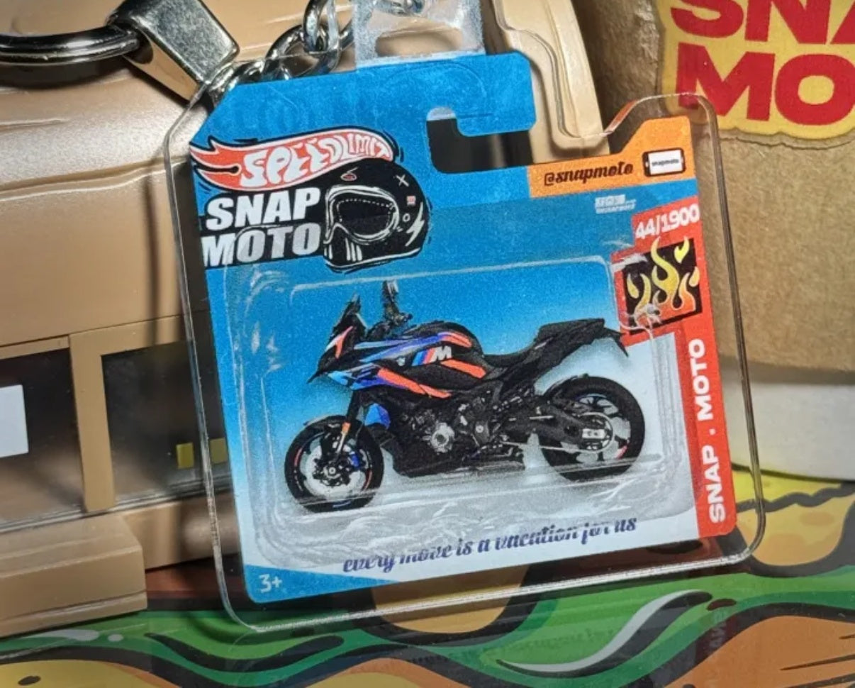 The Pocket Garage: 1:64 Scale Blister Pack Key Tag Keychain for BMW M1000XR