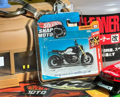 The Pocket Garage: 1:64 Scale Blister Pack Key Tag Keychain for BMW NINET