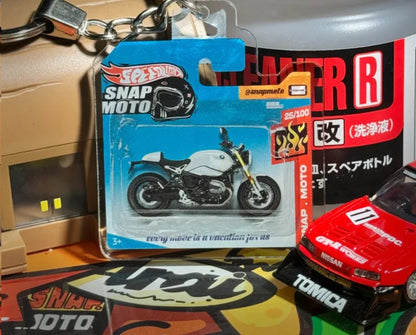 The Pocket Garage: 1:64 Scale Blister Pack Key Tag Keychain for BMW NINET