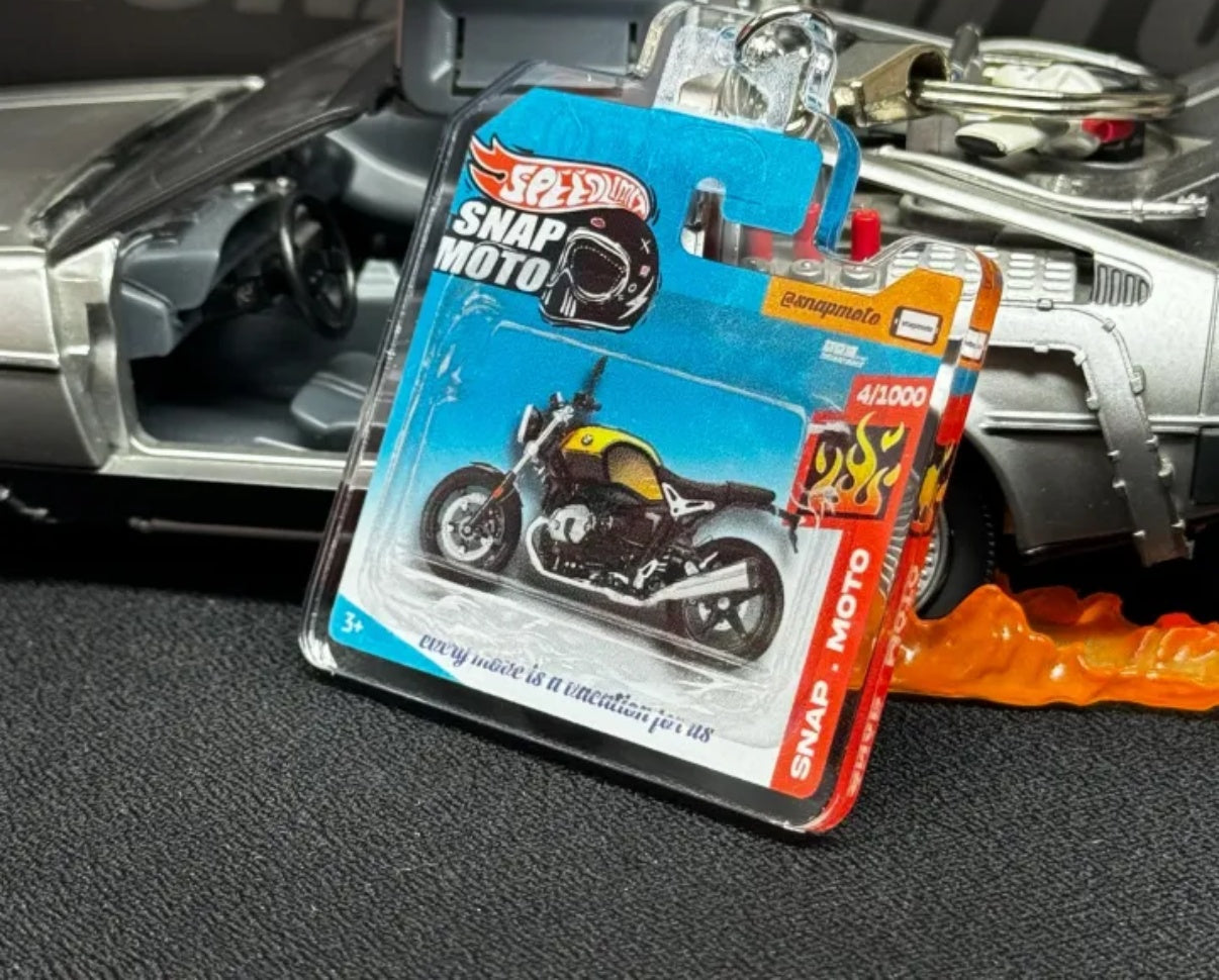 The Pocket Garage: 1:64 Scale Blister Pack Key Tag Keychain for BMW NINET