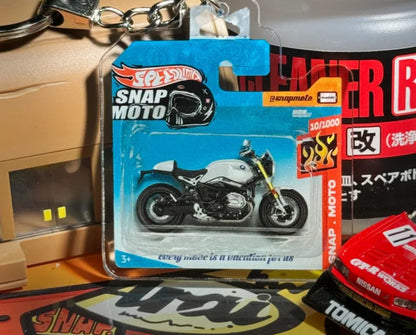 The Pocket Garage: 1:64 Scale Blister Pack Key Tag Keychain for BMW NINET