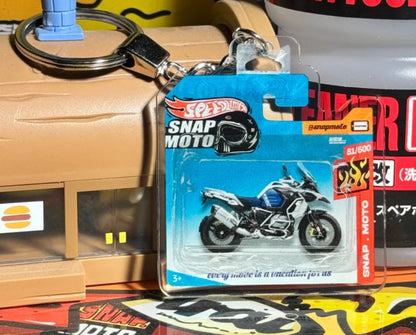 The Pocket Garage: 1:64 Scale Blister Pack Key Tag Keychain for BMW R1250