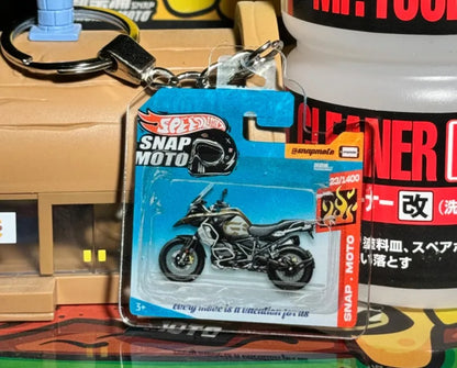 The Pocket Garage: 1:64 Scale Blister Pack Key Tag Keychain for BMW R1250