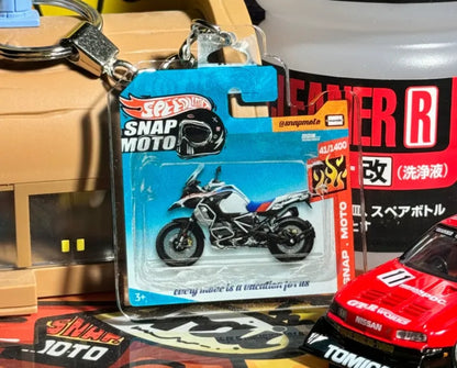 The Pocket Garage: 1:64 Scale Blister Pack Key Tag Keychain for BMW R1250