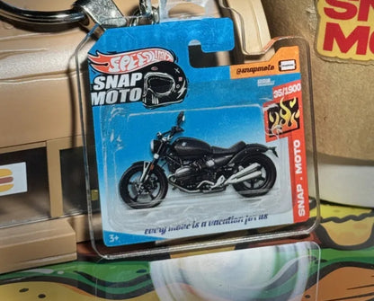 The Pocket Garage: 1:64 Scale Blister Pack Key Tag Keychain for BMW R12