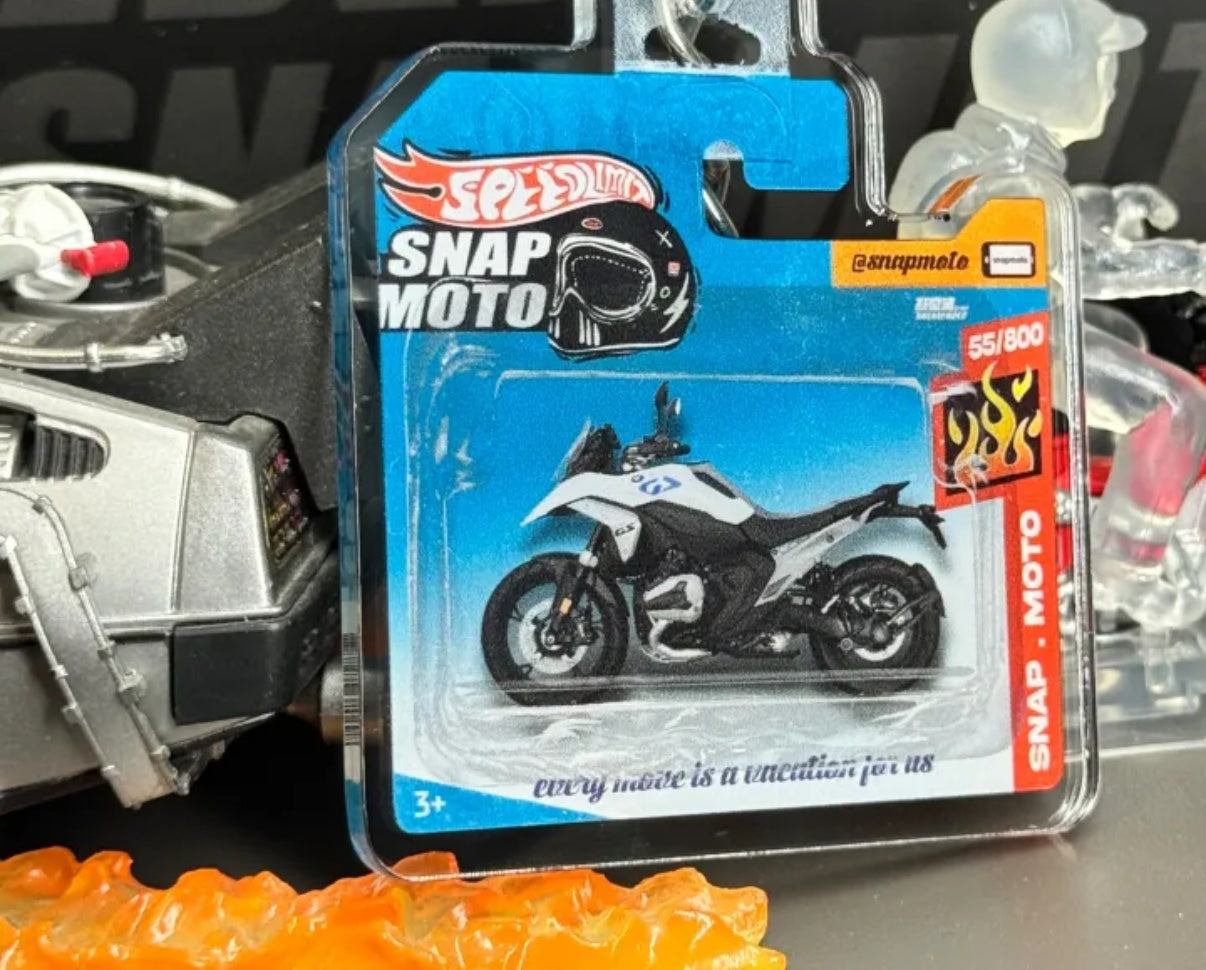 The Pocket Garage: 1:64 Scale Blister Pack Key Tag Keychain for BMW R1300