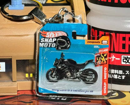 The Pocket Garage: 1:64 Scale Blister Pack Key Tag Keychain for BMW S1000R