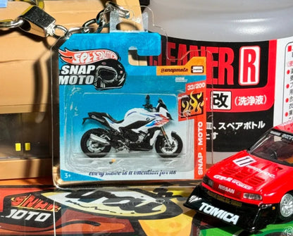 The Pocket Garage: 1:64 Scale Blister Pack Key Tag Keychain for BMW S1000XR