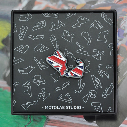 Silverstone Circuit Race Track Lapel Pin Badge