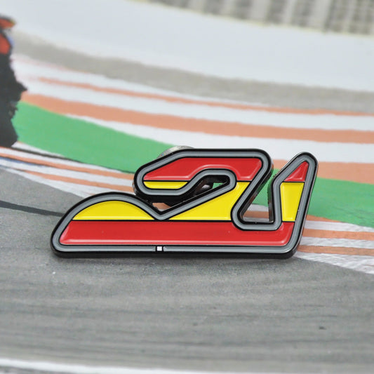 Valencia Circuit Ricardo Tormo Motogp Race Track Lapel Pins Badge