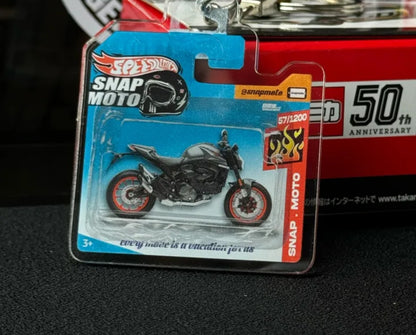The Pocket Garage: 1:64 Scale Blister Pack Key Tag Keychain for Ducati Monster950
