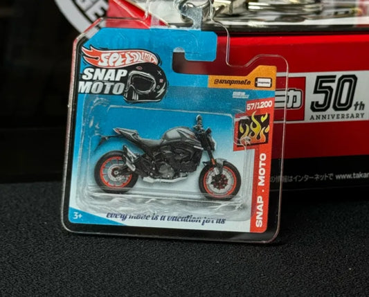 The Pocket Garage: 1:64 Scale Blister Pack Key Tag Keychain for Ducati Monster950