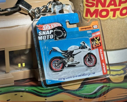 The Pocket Garage: 1:64 Scale Blister Pack Key Tag Keychain for Ducati Panigale959