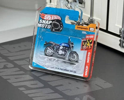 The Pocket Garage: 1:64 Scale Blister Pack Key Tag Keychain for Honda CB1100RS
