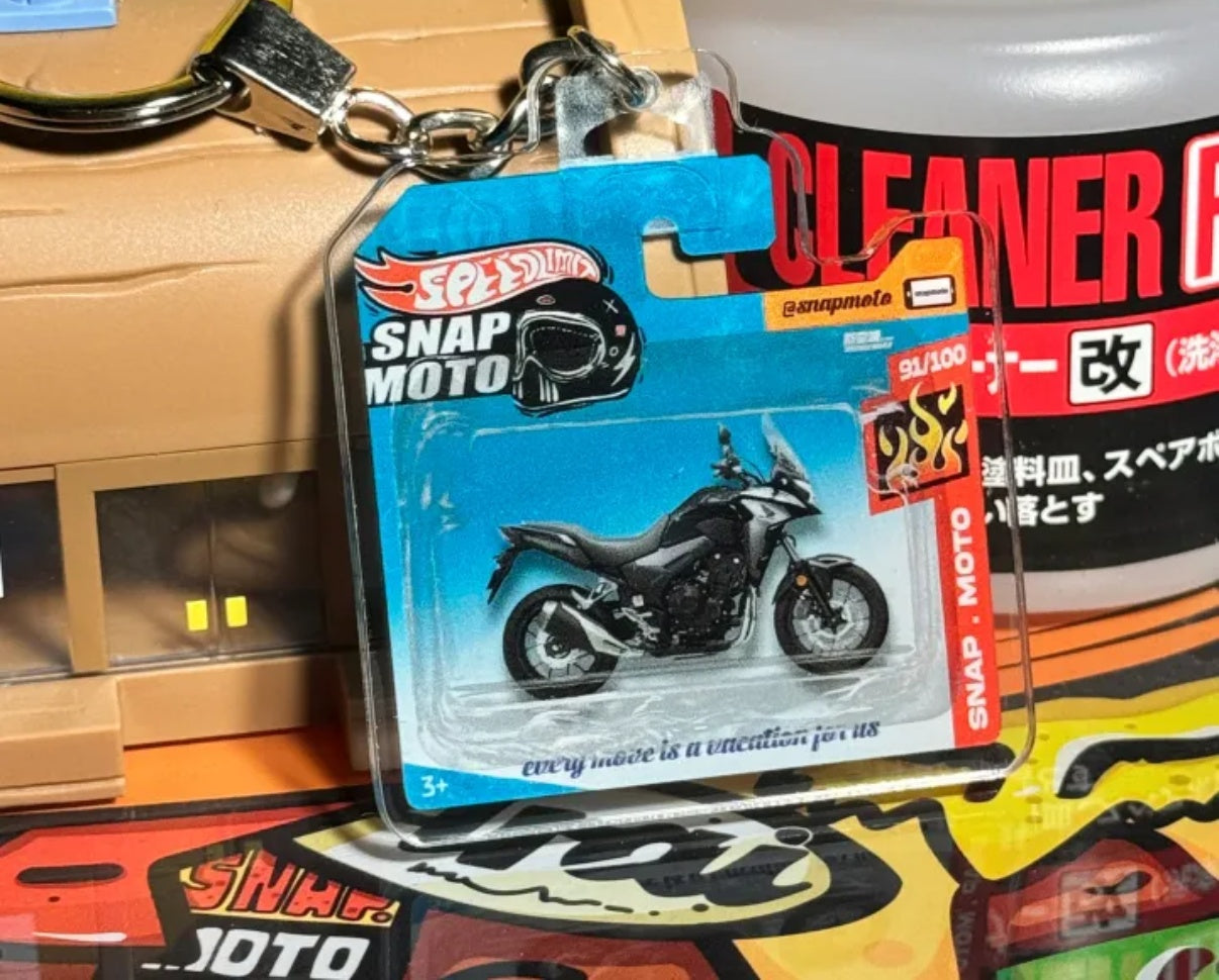 The Pocket Garage: 1:64 Scale Blister Pack Key Tag Keychain for Honda CB400X