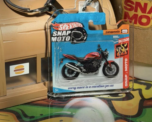The Pocket Garage: 1:64 Scale Blister Pack Key Tag Keychain for Honda CB500SF