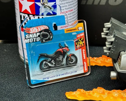 The Pocket Garage: 1:64 Scale Blister Pack Key Tag Keychain for Honda CB500X