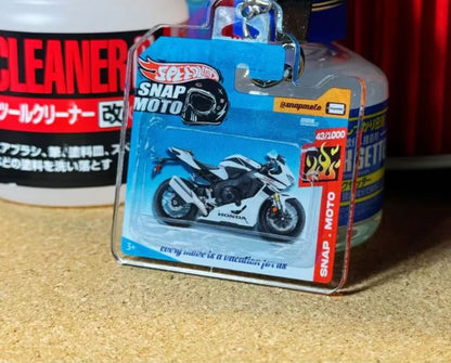 The Pocket Garage: 1:64 Scale Blister Pack Key Tag Keychain for Honda CBR1000RRR