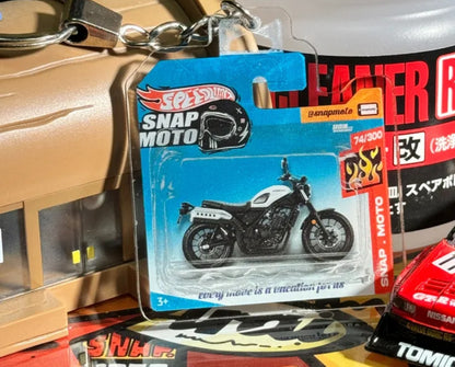 The Pocket Garage: 1:64 Scale Blister Pack Key Tag Keychain for Honda CL300