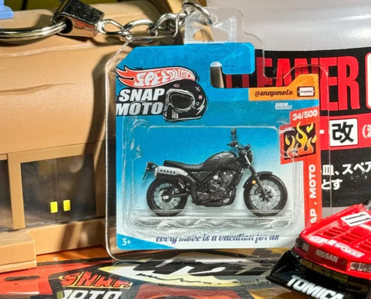 The Pocket Garage: 1:64 Scale Blister Pack Key Tag Keychain for Honda CL500