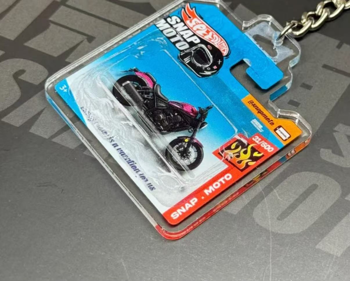 The Pocket Garage: 1:64 Scale Blister Pack Key Tag Keychain for Honda CM1100