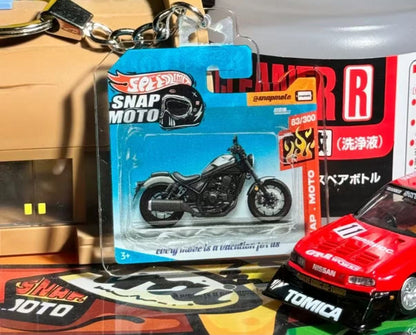 The Pocket Garage: 1:64 Scale Blister Pack Key Tag Keychain for Honda CM1100