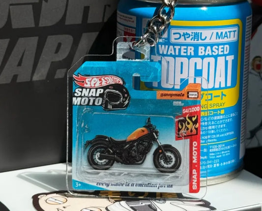 The Pocket Garage: 1:64 Scale Blister Pack Key Tag Keychain for Honda CM300