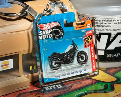 The Pocket Garage: 1:64 Scale Blister Pack Key Tag Keychain for Honda CM300