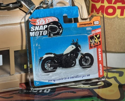 The Pocket Garage: 1:64 Scale Blister Pack Key Tag Keychain for Honda CM500