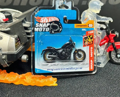 The Pocket Garage: 1:64 Scale Blister Pack Key Tag Keychain for Honda CM500