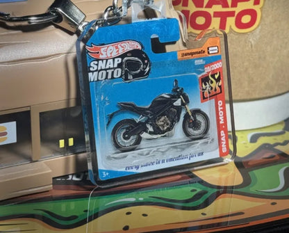The Pocket Garage: 1:64 Scale Blister Pack Key Tag Keychain for Honda CB650R