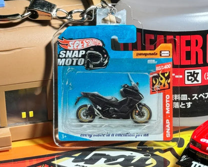 The Pocket Garage: 1:64 Scale Blister Pack Key Tag Keychain for Honda NSS750