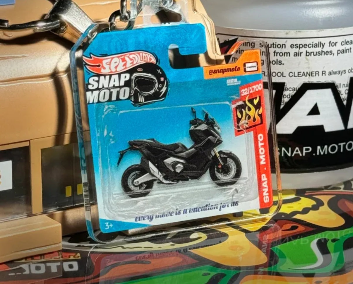 The Pocket Garage: 1:64 Scale Blister Pack Key Tag Keychain for Honda XADV