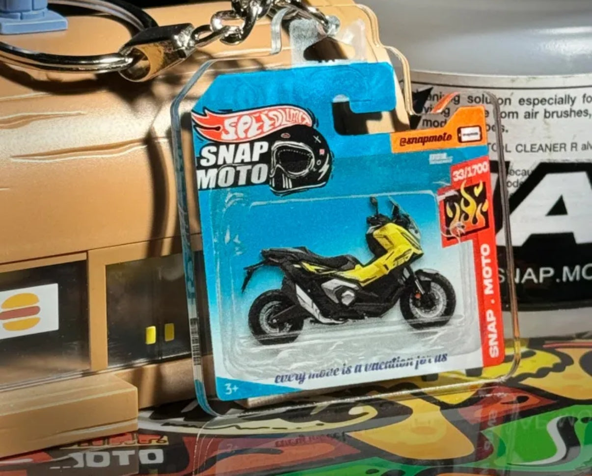 The Pocket Garage: 1:64 Scale Blister Pack Key Tag Keychain for Honda XADV